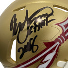 Ron Simmons Signed Florida State Gold Mini Helmet W  Chof 2008 Beckett Wit Coa