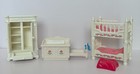 Vtg 90s Playmobil Furniture Lot Victorian Mansion 5312 5313 Child Room Nursery