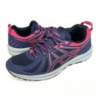Asics Frequent Trail Women s 6 5 Navy Pink Running Shoes 1012a022