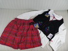 Nwt Vintage 90s Oshkosh Bgosh Kids 5 6 Winter Fleece Vest   Skirt Winter New T2