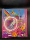 Vtg 90s Lisa Frank Binder Dashly Rainbow Hummingbird Butterfly Roses