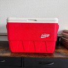 Vtg Igloo Coca-cola Cooler 1990 s Collectible Hinged Lid Coke Ice Chest 25 Qt