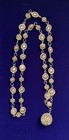Guatemalan Early 1970 s Vintage Handmade Silver Tone Long Necklace   pendant 41   