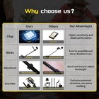 Lcd Waterproof Metal Detector Professional Rechargeable Gold Detector Foldable