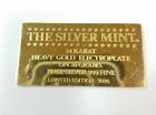 1973 The Silver Mint Nation 20g Ingot  999 Bar 24kt Gold Electro Australia Flag