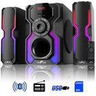2 1-channel Bluetooth Multimedia Wired Speaker Stereo Shelf System