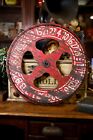 Antique Gambling Roulette Wheel Casino Game Wood Carnival Sign Vintage Oddity