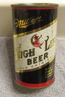 Indoor 1950s Miller High Life  Flat Top Beer Can  Milwaukee  Wisconsin