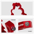 Red Motorcycle Lock Anti Theft Heavy Duty Motorcycle Handlebar   Brake Lock