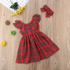 Toddler Infant Kid Baby Girl Christmas Lace Deer Princess Party Dress Clothes