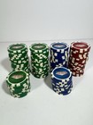 Las Vegas Nevada Poker Chips Magnetic Set Of 100 Red Green Blue