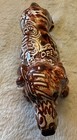 Newsprint Red And White Dachshund Figurine   unbranded