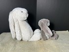 Jellycat London Bashful Bunny Pair Cream 12      Woodland 8    Lot Of 2