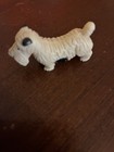 Vintage Celluloid Scottie Dog Made In Japan Very Cute 2    Long White   Black