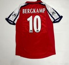 Arsenal 2000-02 Home Shirt Bergkamp  10 Dreamcast Short Sleeve Jersey Size 2xl