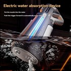 2x Automatic manual Electric Water Toy Gun Blaster Luminous Light  gray   White 