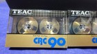 2 Teac Crc 90 High Bias Metal Reel Blank Cassette Tape Lot Japan - Nos Sealed