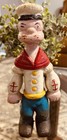 Vintage Large Rare Popeye Cast Iron Bank Door Stop Collector 9 