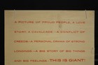 Giant 1956 Poster Insert 14 X 36 56 497 Elizabeth Taylor Rock Hudson James Dean