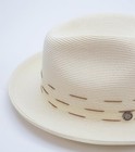 Pineapple star Genoa Fedora Bucket Sun Straw Beach Hat Medium Off-white Loawe
