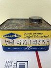 Rare Vintage Goodyear Repair Cement Rubber Solution Tire Kit Can Tin Paper Label