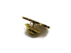 Multicolored Rooster Pin Gold Tone