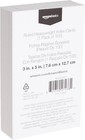 Basics Heavy Weight Ruled Lined Index Cards  White  3x5 Inch Card  100-count
