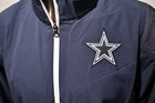 Dallas Cowboys Nike On Field Navy Light Weight Jacket Full  Zip  L-xl Nip