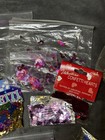 Vtg Gibson Tabletop Confetti Lot Multicolor Hearts Stars Nostalgia
