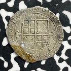  1639-40  G b  Charles I 6 Pence Lot jm9564 Silver  Nice Detail  Plugged Hole