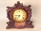 Victorian Ansonia China Clock   whisper   Not Running