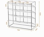 Clear Acrylic Vertical Marker Organizer  Holds 150 Markers  Angled Desk Storage