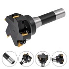 90 Degree Indexable End Mill 3   Cutting Depth R8 Shank End Mill 5 Flutes key Us