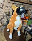 Retired Melissa   Doug Life Sized  22    Plush Boxer Dog   New Condition  