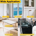 Weather Stripping Door Seal Strip - 16 Feet 1 2  X 1 4  Strong Adhesive