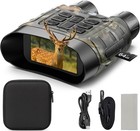 4k Full Color Night Vision Goggles 112mp Binoculars Night Vision 18xzoom Hunting