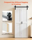 Vevor Bifold Barn Door Bi-fold Sliding Closet Doors 36  X 84  Mdf Room Divider