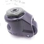 Foot Master 1 x 1-3 4  Black G-lock Leveling Caster Wheel
