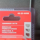 Milwaukee Packout 10pc Steel Hammer Drill Bit Set For Drill 48-20-9058