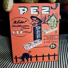 Vintage Retro Modern Style Halloween Witch Pez Advertising 25 Cents Sign Canvas 