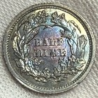 1862 Seated Liberty Half Dime Ms   Deep Strike Rainbow Toning Rare Scarce  l735 