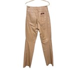 Vintage 80s Jordache Tan Leather Straight Leg Pants Sz 10