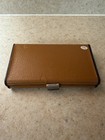 Vintage 12 Pc Manicure Pedicure Grooming Kit Brown Travel Case Nail Care Set