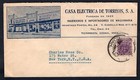Mexico Torreon 1941 Illustrated Advertising Cover To Usa