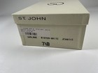 Vtg St John Womens Shoes 7 5 B Heels Pumps Made In Italy Winter White Jenny 45