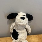Jellycat London Bashful Puppy Dog Cream Body Black Spot 12   Plush Stuffed Toy