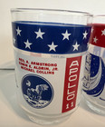 Vintage Apollo 11 12 13 14 Space Mission Glasses Set Nasa Moon Landing Usa
