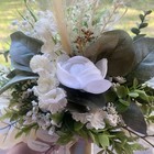 Beautiful Bridal Wedding Bouquet Lovely Budget Friendly Faux Florals White Green