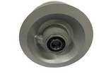 Single Chain Link Gate U-groove Pipe Wheels-by Sourdough Gate Hardware