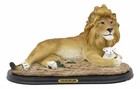 Lion And The Lamb Statue With Base And Brass Plate Title 10 75 l Figurine Bible